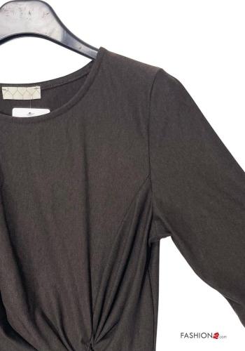 Camisola de mangas compridas Estilo Casual - ph 2