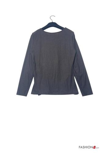 Camisola de mangas compridas Estilo Casual - ph 4