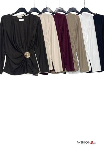 Camisola de mangas compridas Estilo Casual - ph 5