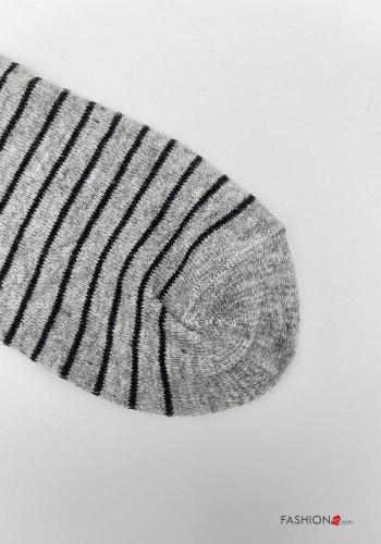 Calcetines cortos de Algodón a rayas con elástico - ph 4