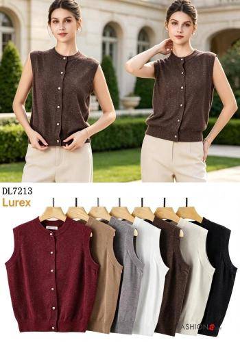 Cardigan lurex con bottoni - ph 2