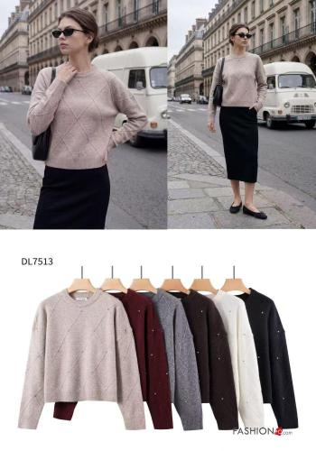 Maglione in Misto Lana con strass - ph 2