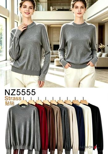 Wool Mix Sweater with rhinestones - ph 2