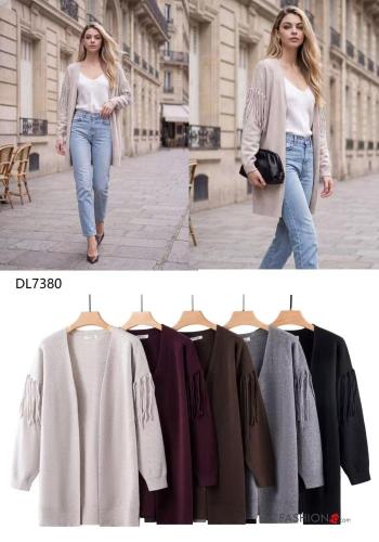 Cardigan con frange - ph 2