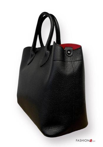 Bolso de Cuero Genuino con cremallera con bandolera - ph 2