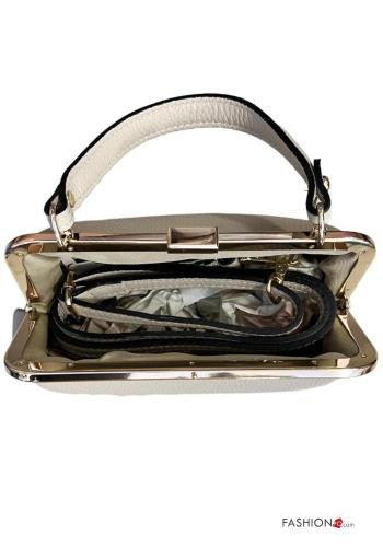 Borsa in Vera pelle con tracolla - ph 2