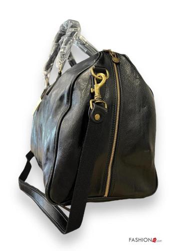 Valigia in Vera pelle con tracolla - ph 2