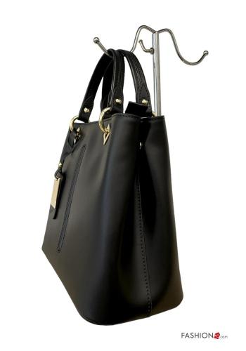 Sac en Cuir Véritable avec fermeture éclair avec bandoulière - ph 3