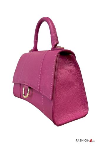 Bolsa de mano de Cuero Genuino con bandolera - ph 3