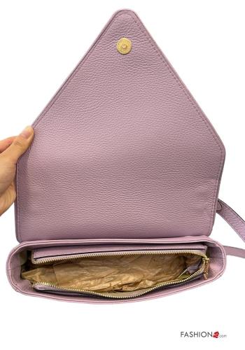 Borsa in Vera pelle con tracolla con catena - ph 4