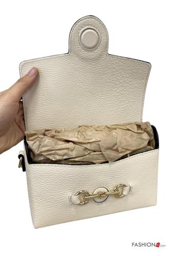 Bolso de Cuero Genuino con bandolera - ph 4