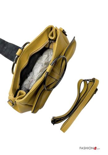 Handtasche aus Echtes Leder mit Schultergurt - ph 4