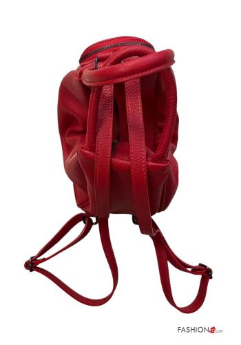 multipurpose Genuine Leather Backpack with zip - ph 3
