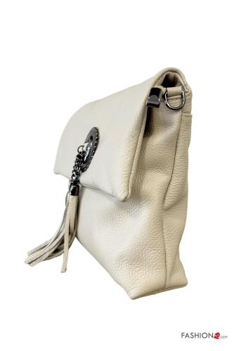Pochette in Vera pelle con tracolla - ph 2