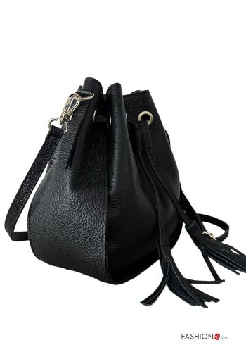 Tasche aus Echtes Leder mit Schultergurt - ph 2