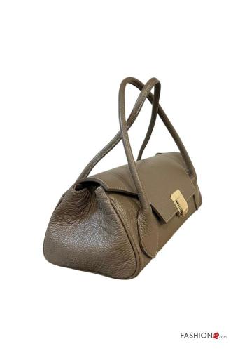 Borsa a mano in Vera pelle con zip - ph 2