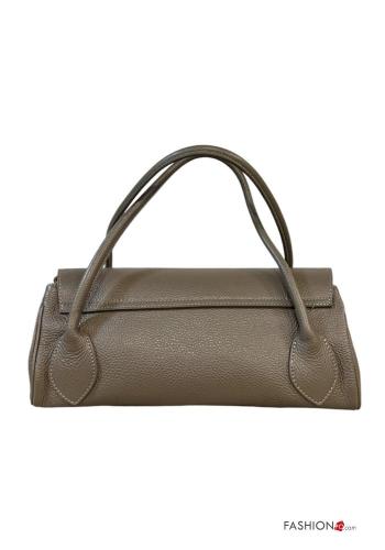 Borsa a mano in Vera pelle con zip - ph 3