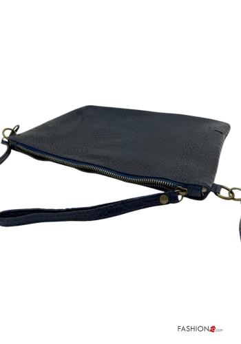Bolso de Cuero Genuino con cremallera con bandolera - ph 2