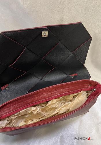 Tasche aus Echtes Leder mit Schultergurt - ph 4