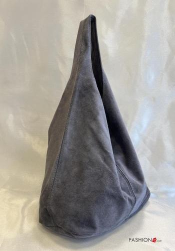 Schultertaschen aus Echtes Leder mit Portmonnaie - ph 3