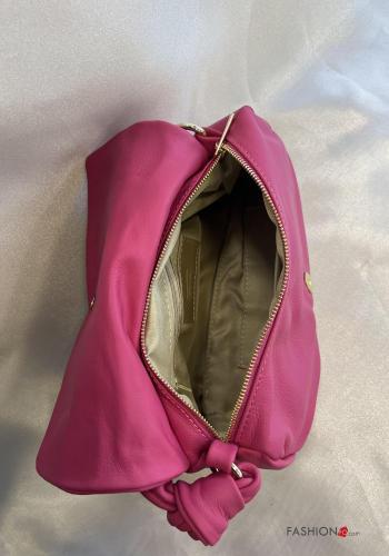 Handtasche aus Echtes Leder mit Schultergurt - ph 4