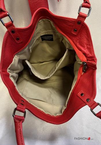 Tasche aus Echtes Leder mit Schultergurt - ph 4