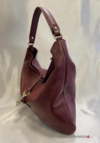 Borsa a spalla in Vera pelle con tracolla - ph 2