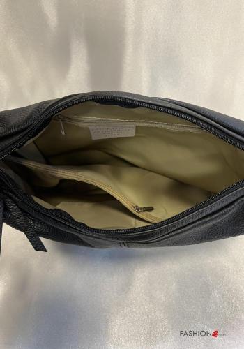 Bolsa de hombro de Cuero Genuino con cremallera - ph 3