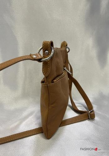 Genuine Leather Bag with pockets with zip - ph 2