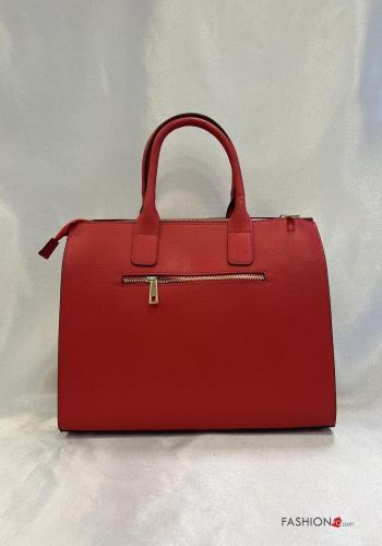 Tasche aus Echtes Leder mit Taschen mit Geldbörse mit Schultergurt mit Reißverschluss - ph 3