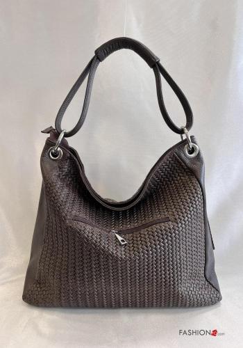 Schultertaschen aus Echtes Leder mit Taschen - ph 3