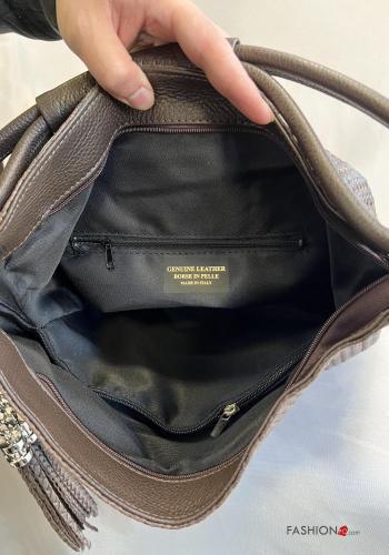 Schultertaschen aus Echtes Leder mit Taschen - ph 6
