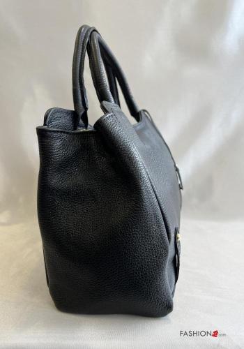 Handtasche aus Echtes Leder mit Taschen mit Schultergurt mit Reißverschluss - ph 2