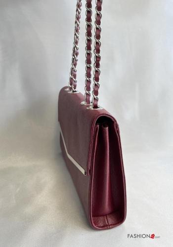 Schultertaschen aus Echtes Leder mit kette - ph 2