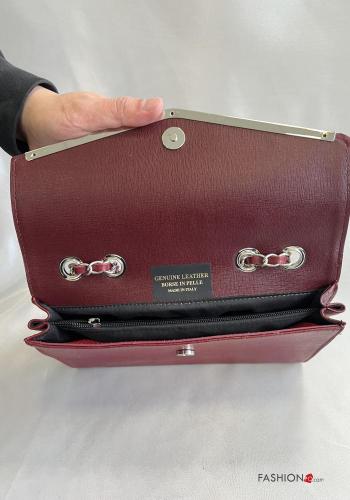 Schultertaschen aus Echtes Leder mit kette - ph 4