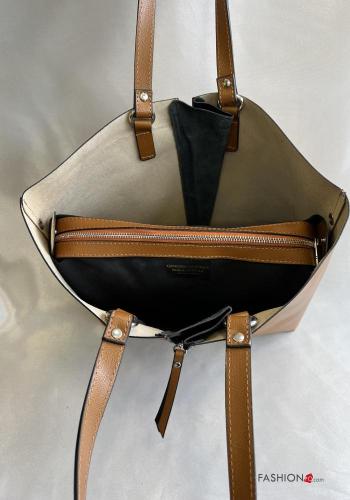 Genuine Leather Shoulder bag with zip - ph 3