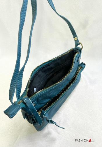 Borsa in Vera pelle regolabile con zip - ph 4