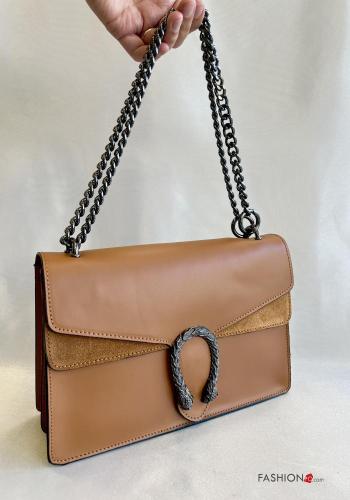 Tasche aus Echtes Leder mit kette - ph 2