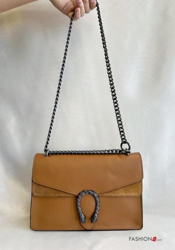 Tasche aus Echtes Leder mit kette - ph 6