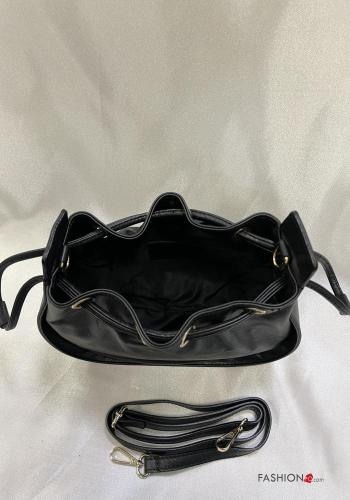 Bolsa de mano de Cuero Genuino con bandolera - ph 4