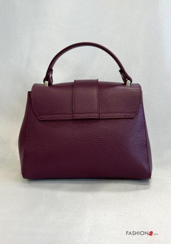 Handtasche aus Echtes Leder mit Schultergurt - ph 3