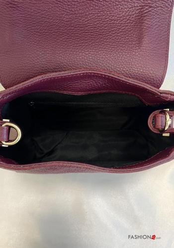 Handtasche aus Echtes Leder mit Schultergurt - ph 4