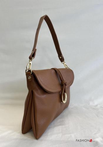 Bolsa de hombro de Cuero Genuino con bandolera - ph 2