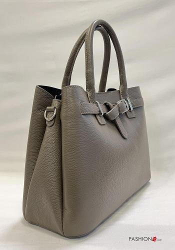 Bolsa de mano de Cuero Genuino con bandolera - ph 2