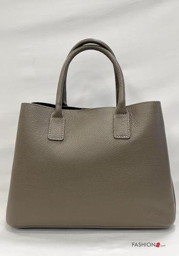 Bolsa de mano de Cuero Genuino con bandolera - ph 3