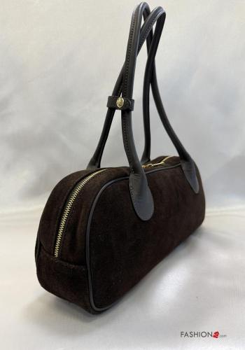 Schultertaschen aus Echtes Leder mit Reißverschluss - ph 2