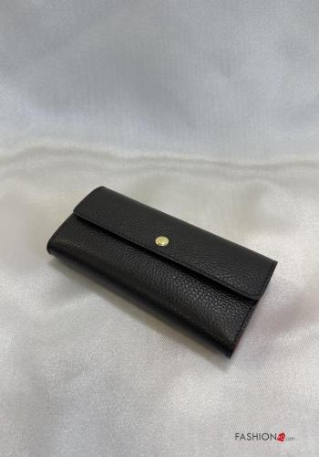 Carteira em Couro Genuíno com botões - ph 2