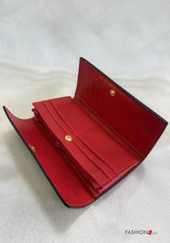 Carteira em Couro Genuíno com botões - ph 5