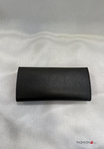 Carteira em Couro Genuíno com botões - ph 7