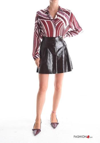 Chemise manches longues à collet Imprimé mixte à boutons - ph 5